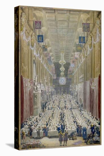 View of the Lord Mayor's Dinner at the Guildhall, City of London, 1828-George Scharf-Premier Image Canvas