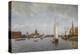 View of the Neva at the Vasilyevsky Island, 1898-Alexander Karlovich Beggrov-Premier Image Canvas