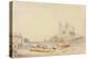 View of the Pont De La Tournelle and Notre-Dame De Paris-Albert-Charles Lebourg-Premier Image Canvas