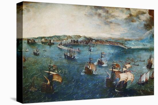 View of the Port of Naples, Ca, 1560-Pieter Bruegel the Elder-Premier Image Canvas