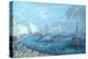 View of the Port of Naples (Gouache on Paper)-Johann Wilhelm Baur-Premier Image Canvas