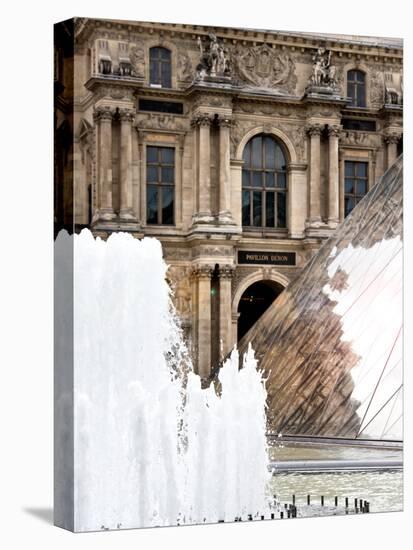 View of the Pyramid and the Louvre Museum Building, Paris, France-Philippe Hugonnard-Premier Image Canvas