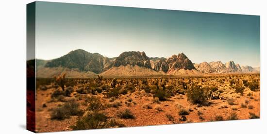 View of the Red Rock Canyon National Conservation Area, Near Las Vegas, Clark County, Nevada, USA-null-Premier Image Canvas