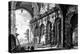 View of the Remains of the Temple of Claudius Near the Church of Santi Giovanni E Paolo, from the…-Giovanni Battista Piranesi-Premier Image Canvas