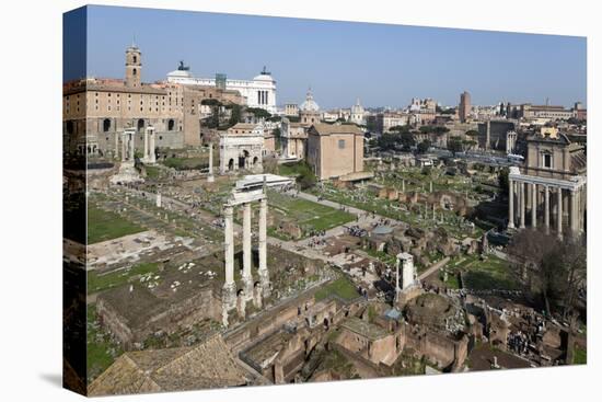 View of the Roman Forum (Foro Romano) from the Palatine Hill, Rome, Lazio, Italy-Stuart Black-Premier Image Canvas