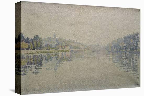 View of the Seine at Herblay, 1889-Paul Signac-Premier Image Canvas