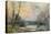 View of the Seine, Paris, Vue de La Seine, Paris-Albert-Charles Lebourg-Premier Image Canvas