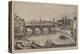 View of the Sisto Bridge, C.1778-92 (Etching)-Giovanni Battista Piranesi-Premier Image Canvas