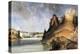 View Of The Stone Walls-Karl Bodmer-Premier Image Canvas