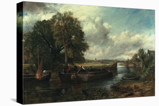 View of the Stour Near Dedham, 1822-John Constable-Premier Image Canvas