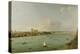View of the Thames from South of the River-Canaletto-Premier Image Canvas