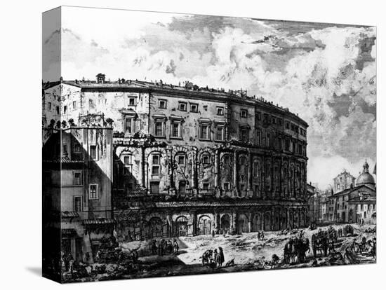 View of the Theatre of Marcellus, from the 'Views of Rome' Series, C.1760-Giovanni Battista Piranesi-Premier Image Canvas