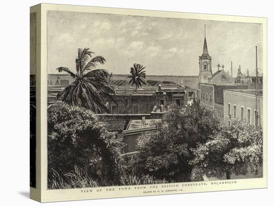 View of the Town from the British Consulate, Mocambique-Harry Hamilton Johnston-Premier Image Canvas