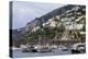 View of the Town of Amalfi from the Sea, Amalfi Coast, Campania, Italy-Natalie Tepper-Stretched Canvas