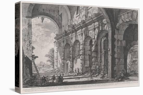 View of the Upper Storey of the Cages for Wild Animals Built by the Emperor Domitian, Associated Wi-Giovanni Battista Piranesi-Premier Image Canvas