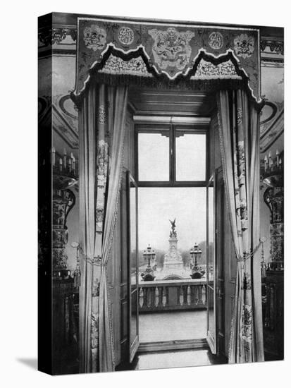 View of the Victoria Monument from Inside Buckingham Palace, London, 1935-null-Premier Image Canvas