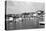 View of the Waterfront - Poulsbo, WA-Lantern Press-Stretched Canvas