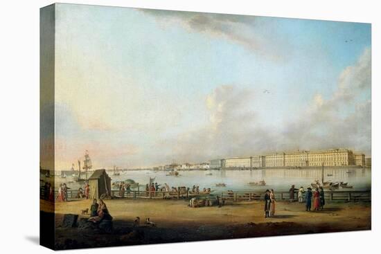 View of the Winter Palace of the Vasilyevsky Island, 1796-Johann Georg Von Mayr-Premier Image Canvas