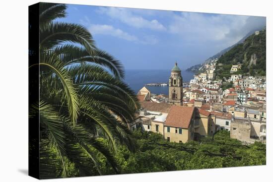 View of town and coast, Amalfi, Amalfi Coast (Costiera Amalfitana), UNESCO World Heritage Site, Cam-John Miller-Premier Image Canvas