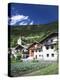 View of Town, Churches and Houses, Oetz, Tyrol, Austria-Walter Bibikow-Premier Image Canvas