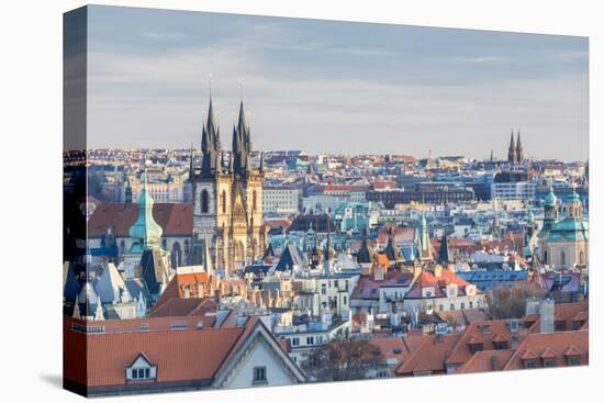 View of typical architecture and ancient churches, Prague, Czech Republic, Europe-Roberto Moiola-Premier Image Canvas