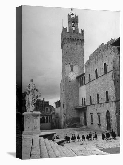 View of Unidentified Church in Arezzo, Italy-Hans Wild-Premier Image Canvas
