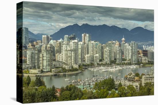 View of Vancouver skyline as viewed from Mount Pleasant District, Vancouver, British Columbia, Cana-Frank Fell-Premier Image Canvas