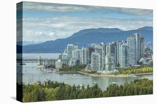 View of Vancouver skyline as viewed from Mount Pleasant District, Vancouver, British Columbia, Cana-Frank Fell-Premier Image Canvas