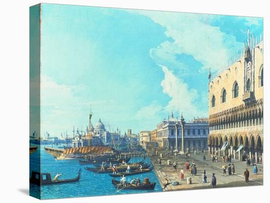 View of Venice with the Salute, C.1735-Canaletto-Premier Image Canvas