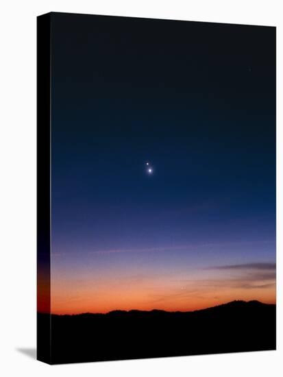 View of Venus And Jupiter At Conjunction-John Sanford-Premier Image Canvas