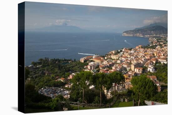 View of Vesuvio and Terrheinian Sea from Above Sorrento, Costiera Amalfitana (Amalfi Coast)-Frank Fell-Premier Image Canvas