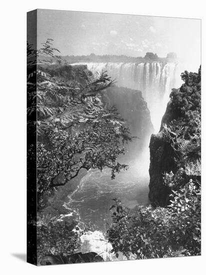 View of Victoria Falls on the Zambesi River-Eliot Elisofon-Premier Image Canvas