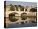 View of Vittorio Emanuele II Bridge, with St. Peters Dome, Rome, Lazio, Italy, Europe-Olivieri Oliviero-Premier Image Canvas