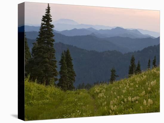 View of Washington Cascade Mountain Ranges, Washington State, USA-Janis Miglavs-Premier Image Canvas