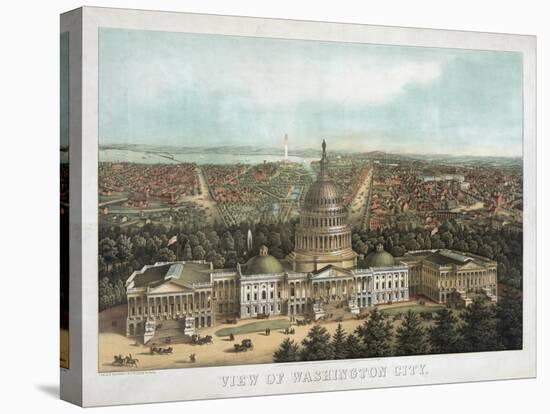 View of Washington City-null-Premier Image Canvas