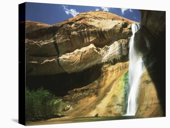 View of Waterfall in Grand Staircase Escalante National Monument, Utah, USA-Scott T. Smith-Premier Image Canvas