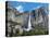 View of Yosemite Falls in Spring, Yosemite National Park, California, USA-null-Premier Image Canvas