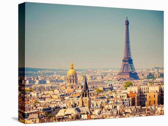 View On Eiffel Tower, Paris, France-sborisov-Premier Image Canvas