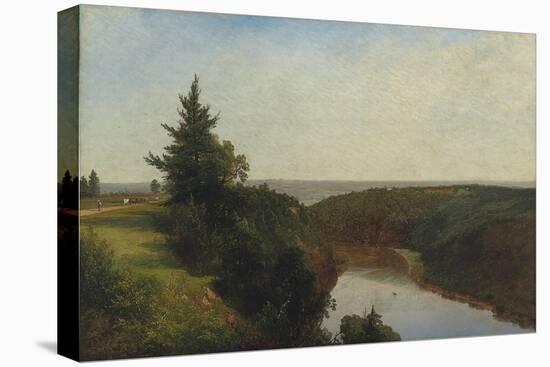 View on the Genesee near Mount Morris, 1857-John Frederick Kensett-Premier Image Canvas