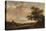 View on the Meuse, Holland, 1859-Eugène Boudin-Premier Image Canvas