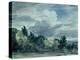 View over a Wide Landscape, with Trees in the Foreground, September 1832-John Constable-Premier Image Canvas