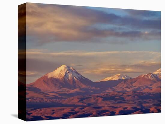 View over Atacama Desert towards Cerro Colorado, San Pedro de Atacama, Antofagasta Region, Chile, S-Karol Kozlowski-Premier Image Canvas