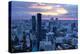 View over Bangkok at Sunset from the Vertigo Bar on the Roof the Banyan Tree Hotel-Lee Frost-Premier Image Canvas
