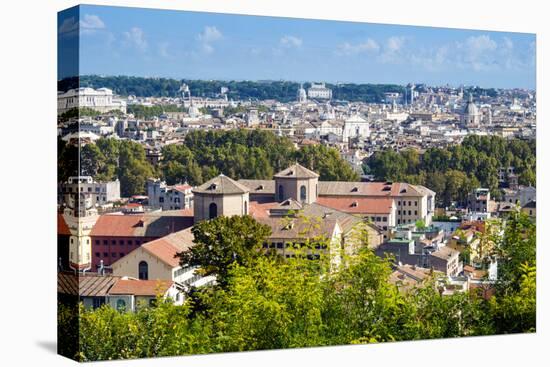 View over City from Janiculum Hill, Rome, Lazio, Italy, Europe-Nico Tondini-Premier Image Canvas