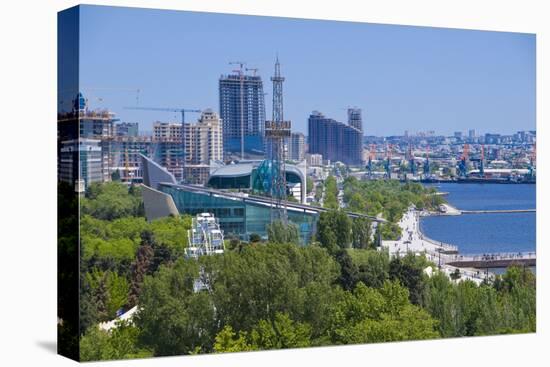 View over Coast of Baku, Baku Bay, Azerbaijan-Michael Runkel-Premier Image Canvas