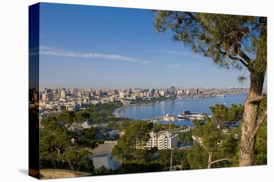 View over Coast of Baku, Baku Bay, Azerbaijan-Michael Runkel-Premier Image Canvas