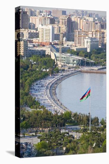 View over Coast of Baku, Baku Bay, Azerbaijan-Michael Runkel-Premier Image Canvas