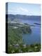 View Over Crater Lake, Sete Citades, San Miguel, Azores Islands, Portugal, Atlantic-David Lomax-Premier Image Canvas