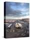 View Over Djemaa El Fna at Dusk With Foodstalls and Crowds of People, Marrakech, Morocco-Lee Frost-Premier Image Canvas