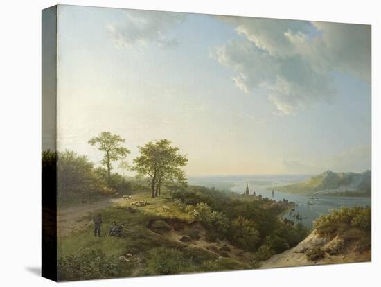 View over Heidelberg, 1837-Barend Cornelis Koekkoek-Premier Image Canvas